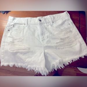 American Eagle denim Hi-Rise shorts